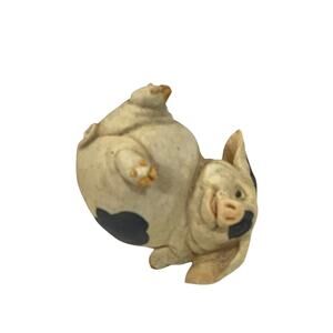 Vintage 2000 Sealmark Tumbling Pig Figurine